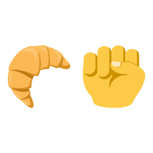 🥐✊ Emoji Domain EmojiOne rendering